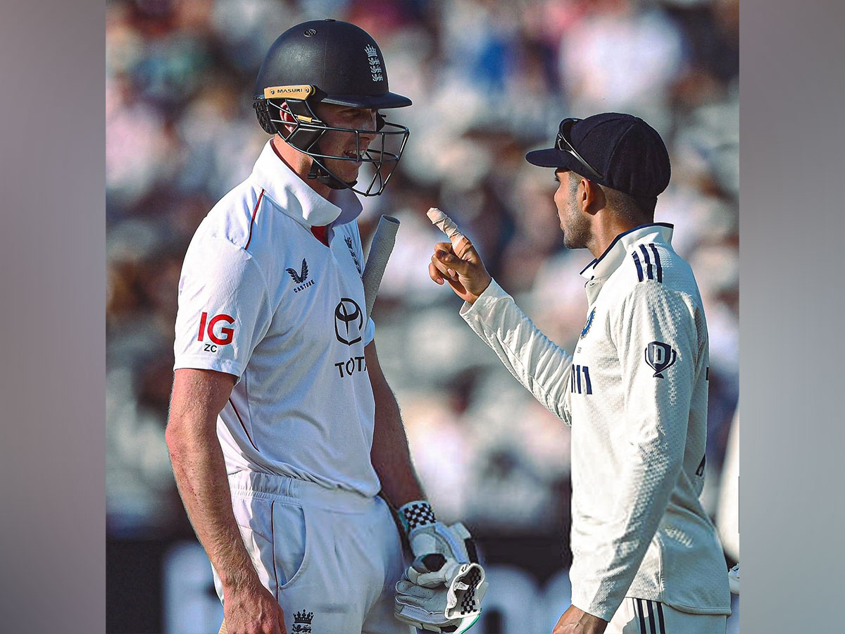Gill's confrontation with Crawley added a spark to the Test match. (Photo: X) Gill's confrontation with Crawley added a spark to the Test match. (Photo: X)
