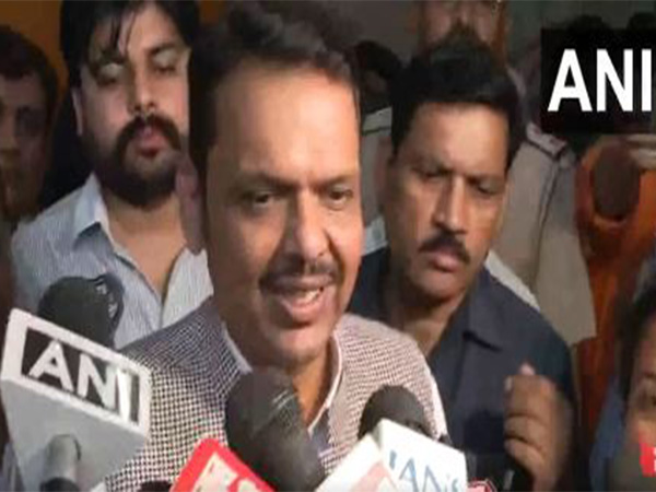 Maharashtra Chief Minister Devendra Fadnavis speaking to reporters in Delhi (Photo/ANI)