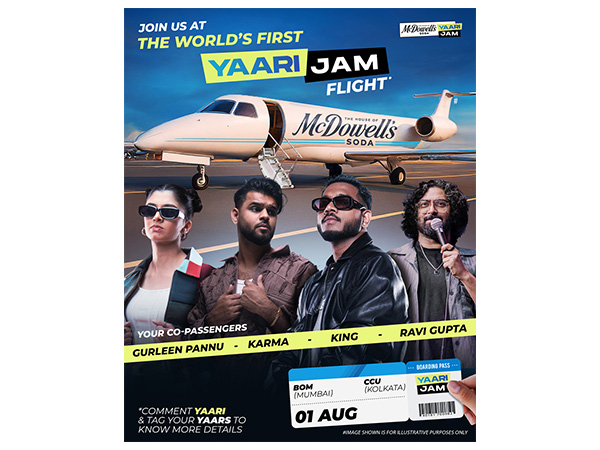 Join the world’s first Yaari Jam Flight with King, Karma, Ravi Gupta & Gurleen Pannu! A sky-high celebration of friendship takes off from Mumbai to Kolkata