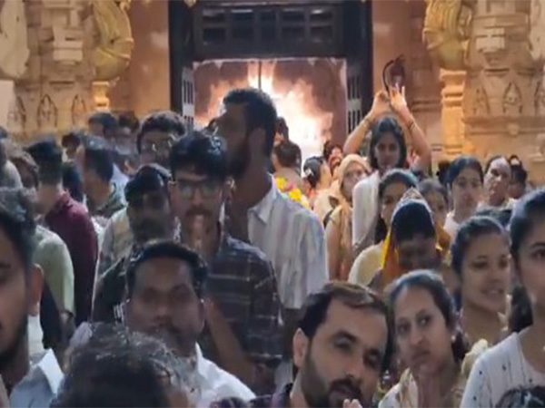 Devotees at Gujarat's Somnath temple (Photo/Somnath Temple Trust) 