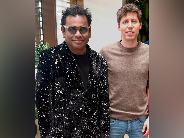 AR Rahman and Sam Altman (Photo: Instagram@arrahman) AR Rahman and Sam Altman (Photo: Instagram@arrahman)