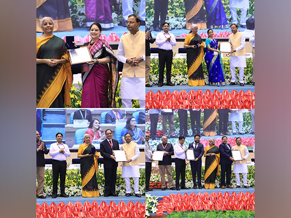 Finance Minister Nirmala Sitharaman honors Tax officers for outstanding service on 166th Income Tax Day (Images: X/@IncomeTaxIndia)
