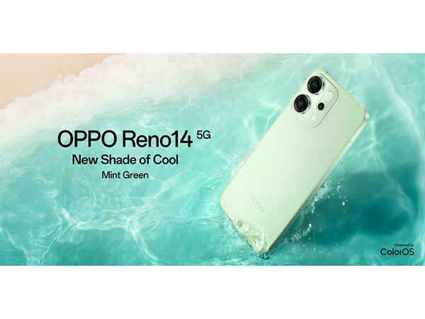 Riding High on 191% Sales Growth, OPPO Unveils Refreshing Mint Green Reno14 5G