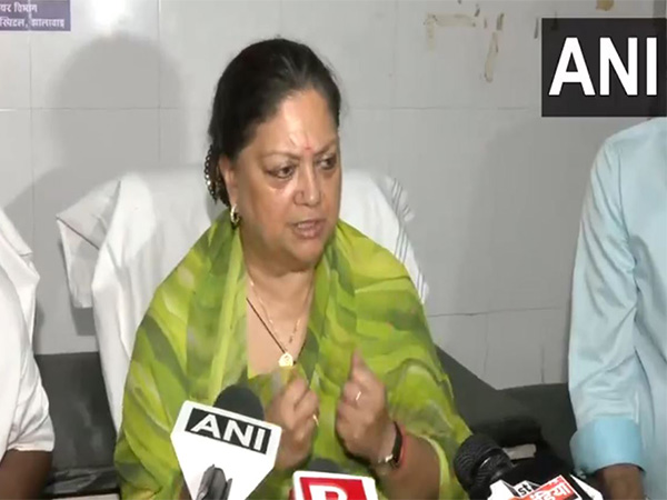  Former Rajasthan Chief Minister and senior BJP leader Vasundhara Raje (Photo/ANI) 