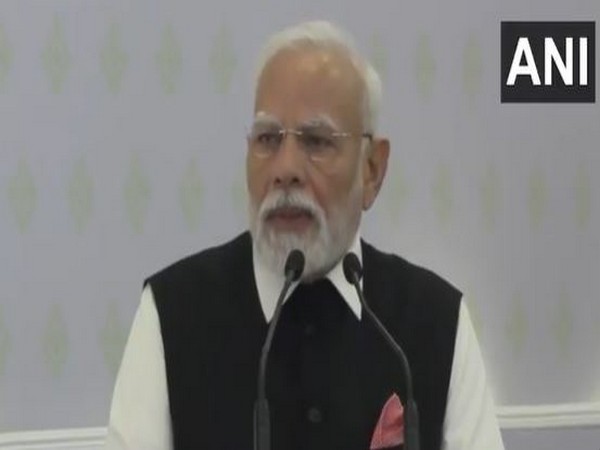 Prime Minister Narendra Modi at the state banquet hosted in his honour in Malé (Photo/ANI)