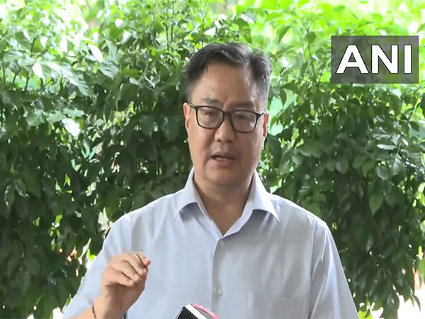 Union Parliamentary Affairs Minister Kiren Rijiju (Photo/ANI)