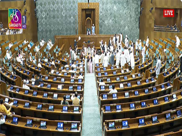 Visuals from the Lok Sabha (Photo/SansadTV)