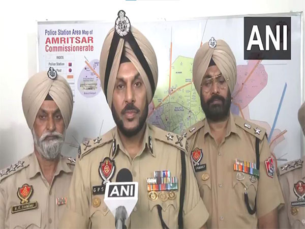 Amritsar Police Commissioner Gurpreet Singh Bhullar (Photo/ANI)