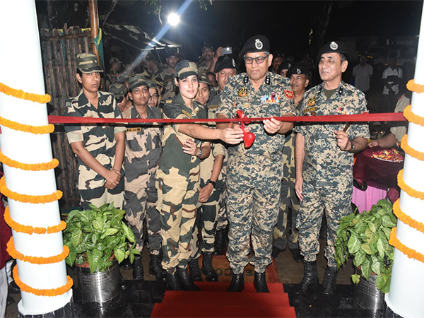 BSF inaugurates modern Mahila Barrack at Border Out Post Ekinpur in Tripura (Photo/ANI) 