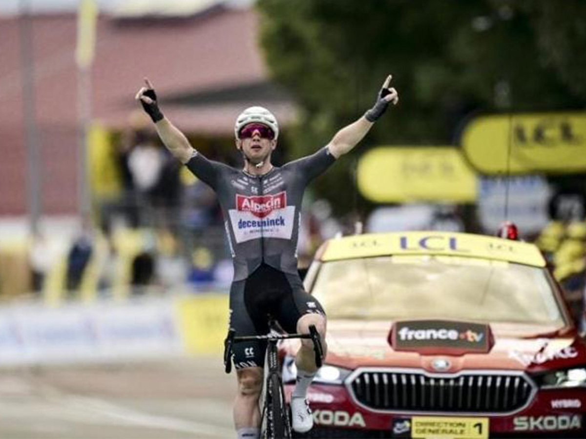 Kaden Groves. (Photo: Tour de France/EUROSPORT)