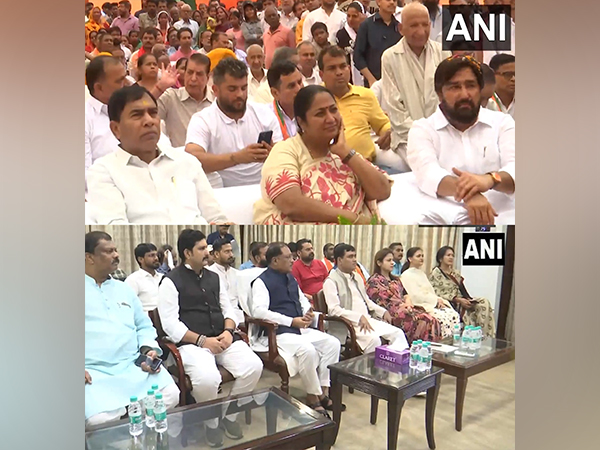 Leaders tune in to PM Modi's 'Mann Ki Baat' (Photo/ANI)