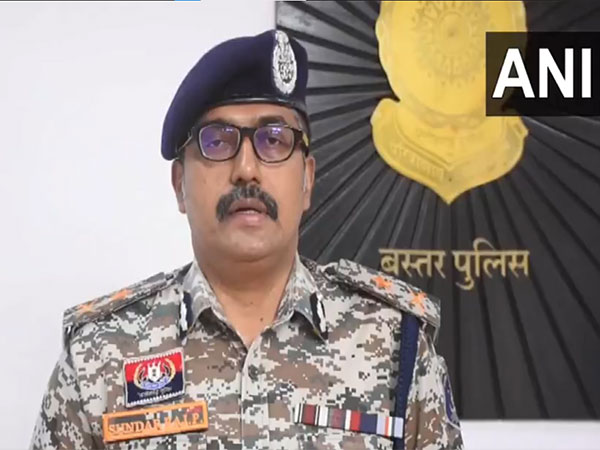 IG Bastar P Sundarraj (Photo: ANI) 
