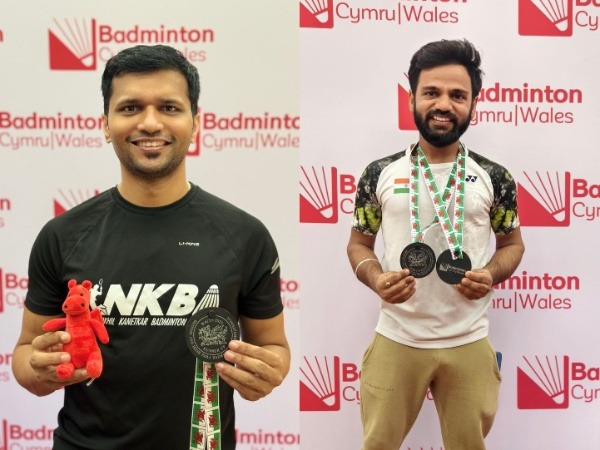 Indian para-badminton players Sukant Kadam and Krishna Nagar (Photo: PCI) Indian para-badminton players Sukant Kadam and Krishna Nagar (Photo: PCI)