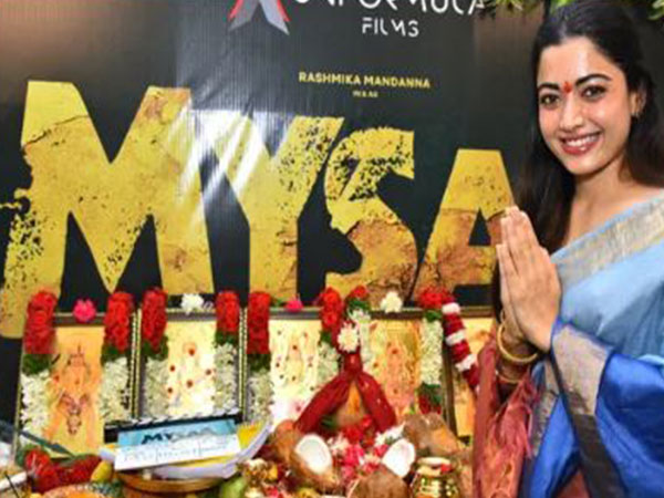 Pictures from puja ceremony on sets of Mysaa (Image source: Film's team)