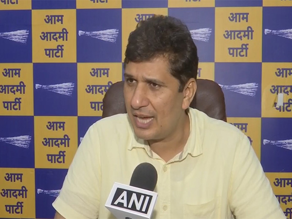AAP Delhi president Saurabh Bharadwaj (Photo/ANI)