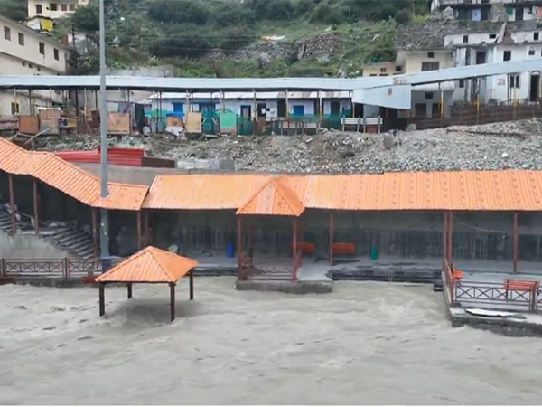 Visuals from Alkananda River (Photo/ ANI)