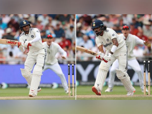 Shubman Gill and KL Rahul. (Photo: @BCCI X)