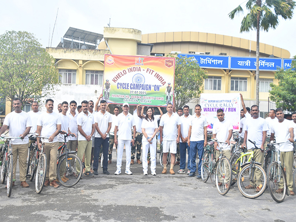 Visuals from the cycle campaign (Photo @BSF) 