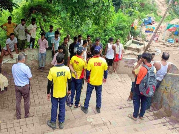 SDRF present at Haridwar's Mansa Devi temple (Photo/ANI)