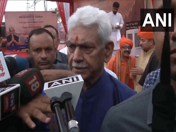 Jammu and Kashmir Lieutenant Governor Manoj Sinha (Photo/ANI)