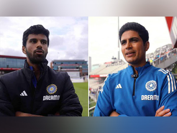 Washington Sundar and Shubman Gill. (Photo: @BCCI X)