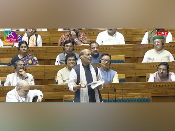 Unoin Defence Minister Rajnath Singh (Photo/Sanasad TV)