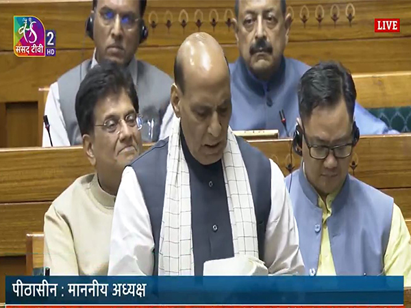 Defence Minister Rajnath Singh (Photo/Sansad TV)