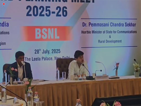 Union Minister for Communications Jyotiraditya Scindia chairs BSNL’s Annual Strategic Review and Planning Meet 2025–26 (Image: Minister office)