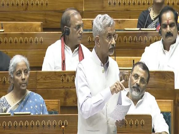 External Affairs Minister S Jaishankar in Lok Sabha (Photo/Sansad TV)