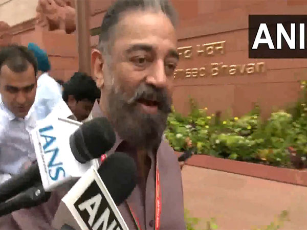 Rajya Sabha MP and actor Kamal Haasan (Photo/ANI)