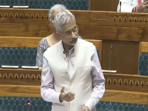 External Affairs Minister S Jaishankar while addressing the lower house of Parliament on Operation Sindoor(Photo/Sansad TV)