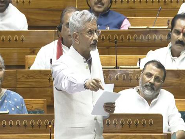 External Affairs Minister S Jaishankar addresses the Lok Sabha during a discussion on Operation Sindoor (Photo/Sansad TV)