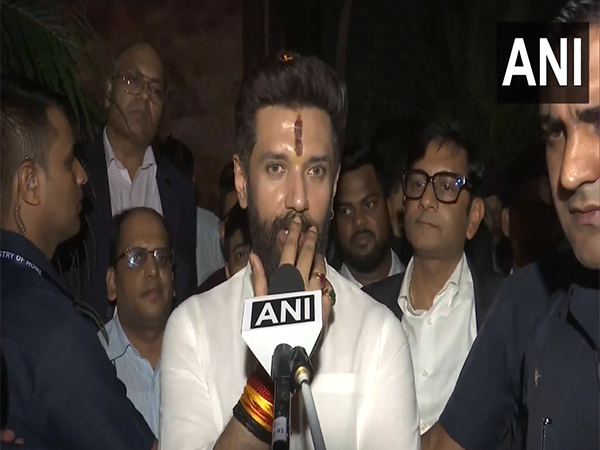 Union Minister and Lok Janshakti Party (Ram Vilas) president Chirag Paswan (Photo/ANI)