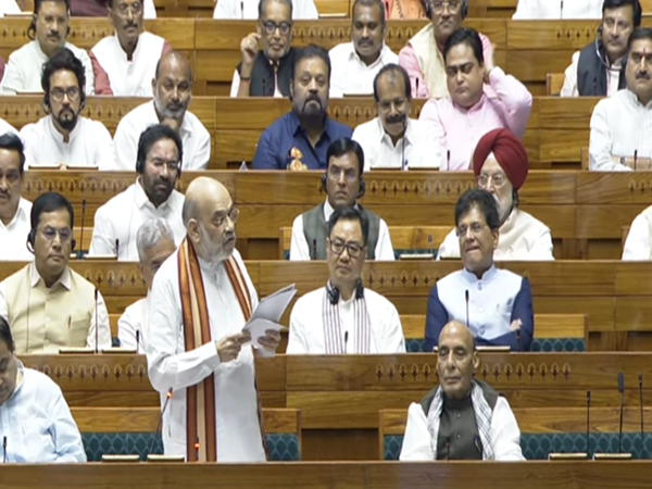 Union Home Minister Amit Shah during debate on Operation Sindoor in Lok Sabha (Photo/ANI)