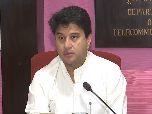 Union Minister for Communications Jyotiraditya Scindia (Photo/ANI)
