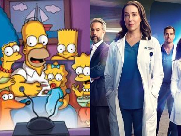 The Simpsons and Doc (Photo/Instagram@thesimpsons@thepatrickwalker)