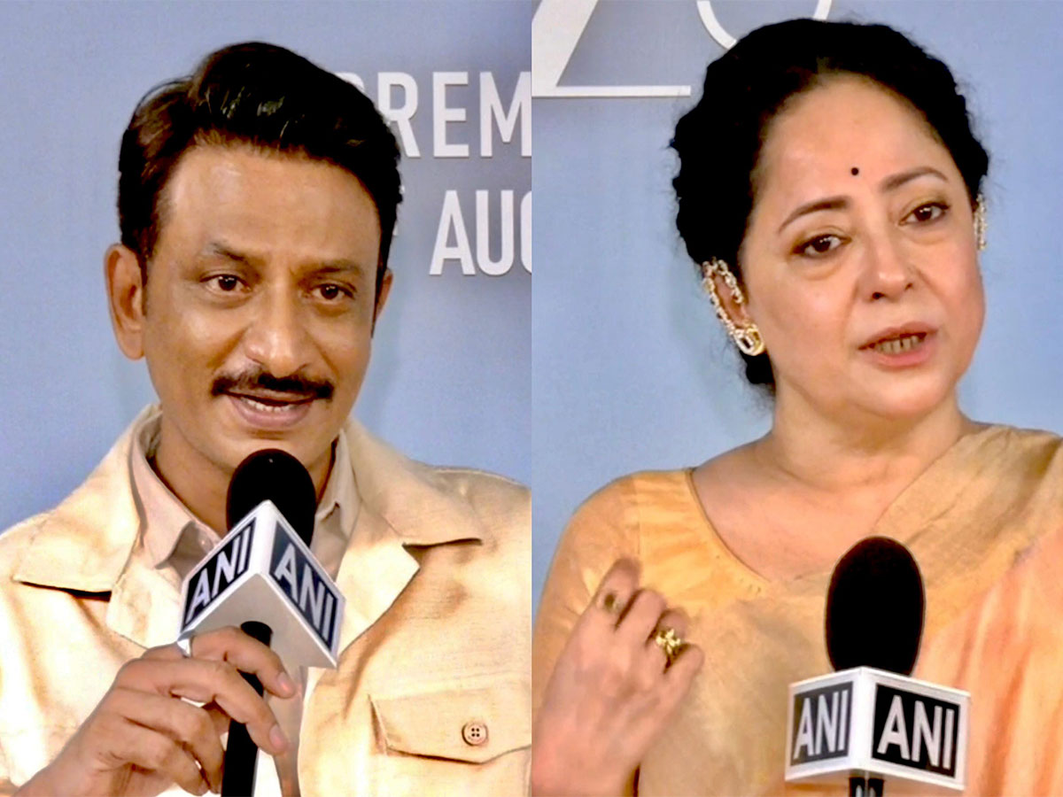Rajesh Tailang and Sheeba Chadha (Image Source: ANI)