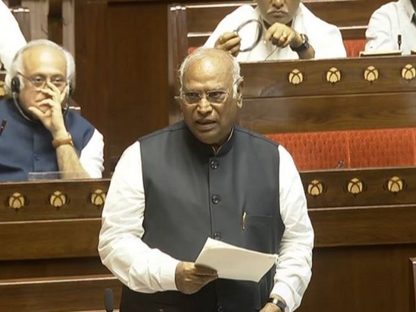 Rajya Sabha LoP Mallikarjun Kharge (Photo-Sansad TV)