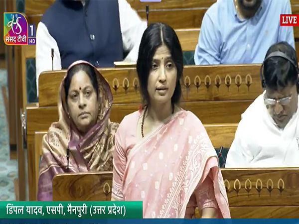 Samajwadi Party (SP) MP Dimple Yadav (Photo-Sansad TV)