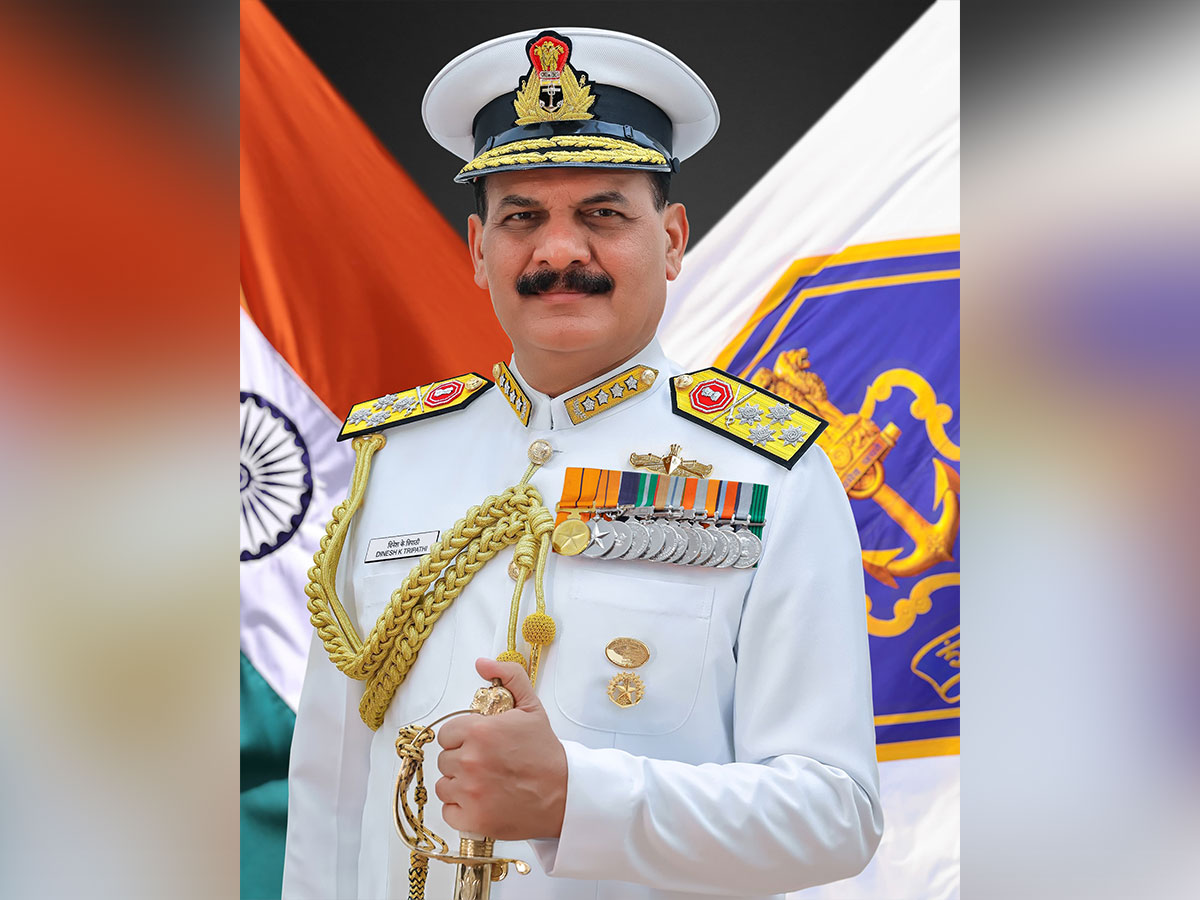 Chief of Naval Staff, Admiral Dinesh K Tripathi  (Image: X/@indiannavy)