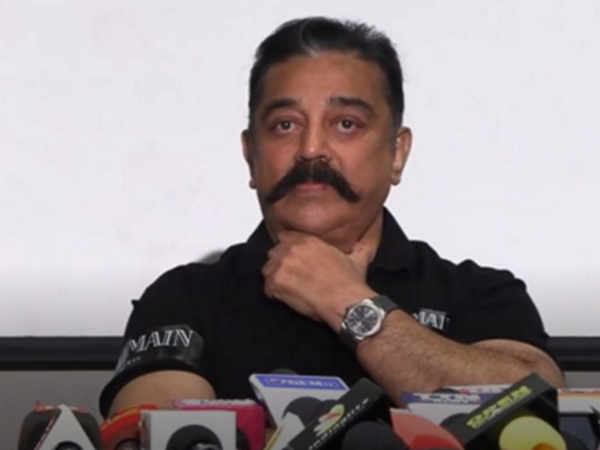 Actor-politician Kamal Haasan (Image source: ANI)