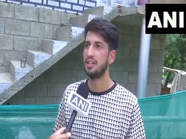 Syeed Sabzar Shah, cousin of Adil Hussain, who lost his life in the attack (Photo/ANI)