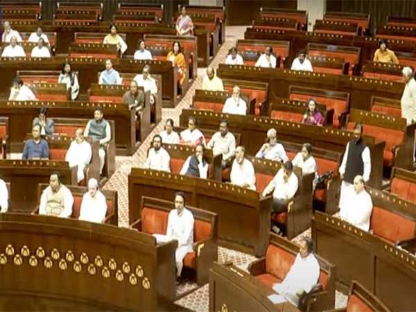 Visuals from Rajya Sabha (Photo/SansadTV)