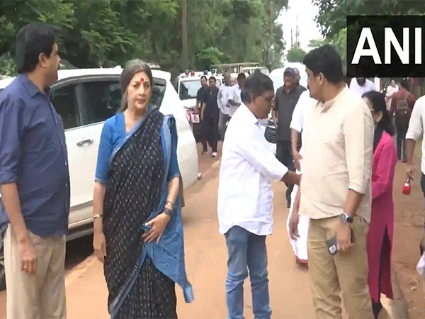 CPI(M) leader Brinda Karat in Durg (Photo/ANI)