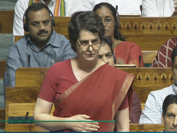 Congress MP Priyanka Gandhi Vadra (File Photo/Sansad TV)