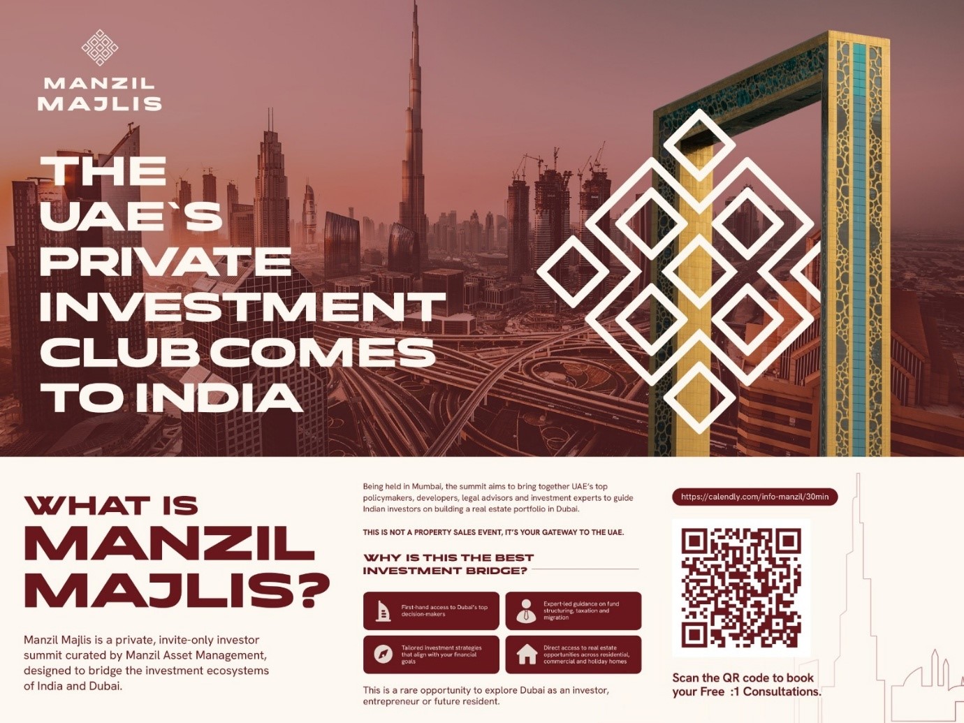 Manzil Majlis, a first-of-its-kind private UAE investment summit to be held in Mumbai