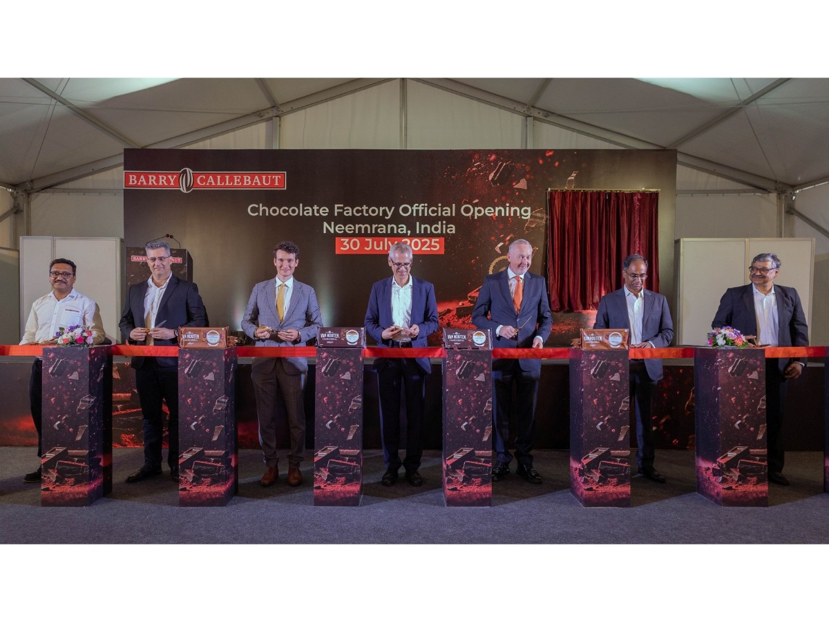 Barry Callebaut officially inaugurates its third chocolate factory in India, located in Neemrana