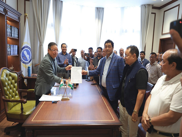 Meghalaya Speaker accepts merger of Mylliem MLA Ronnie V Lyngdoh with NPP (Photo/ANI)