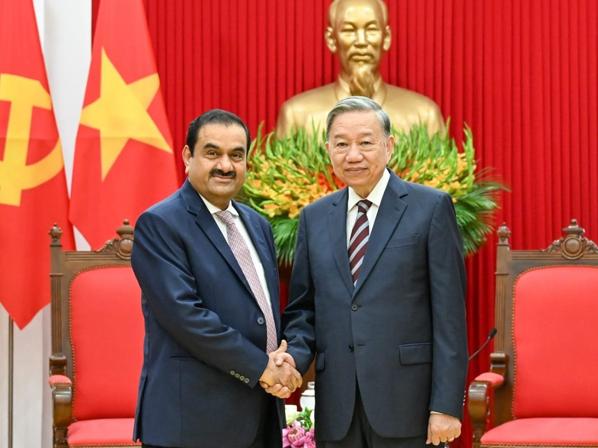 Adani Group Chairman Gautam Adani met General Secretary of the Communist Party of Vietnam Tô Lâm (Image: X/@gautam_adani)