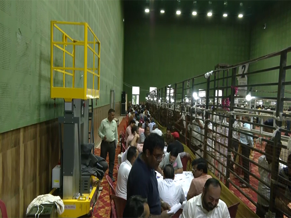 Visual from Raipur development block counting centre in Dehradun. (PhotoANI)